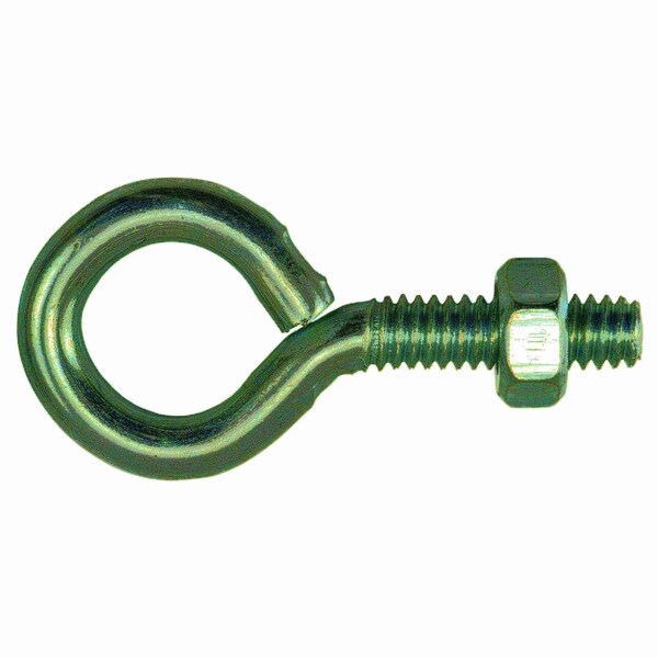 Midwest Fastener Eye Bolt 1/4", 20 in Shank, Steel, Zinc Plated, 20 PK 52304 - main